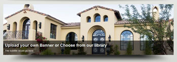website banner