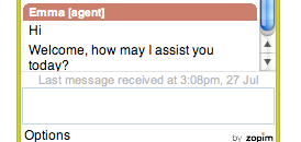 real estate website live chat