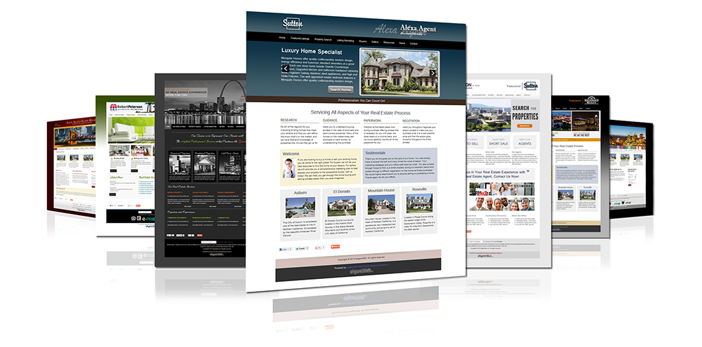 semi custom real estate websites